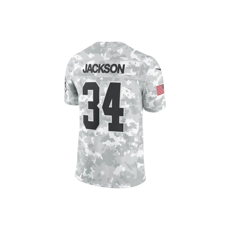 Nike Bo Jackson Las Vegas Raiders Salute To Service Men's Nike Dri FIT Nfl Limited Jersey-1