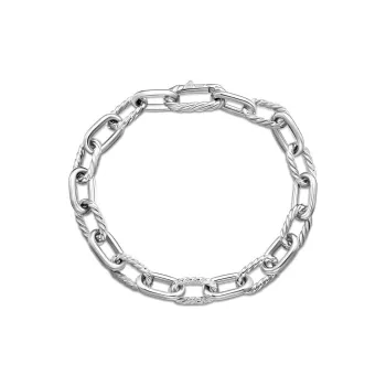 David Yurman Sterling Silver Dy Madison Bracelet 8.5mm
