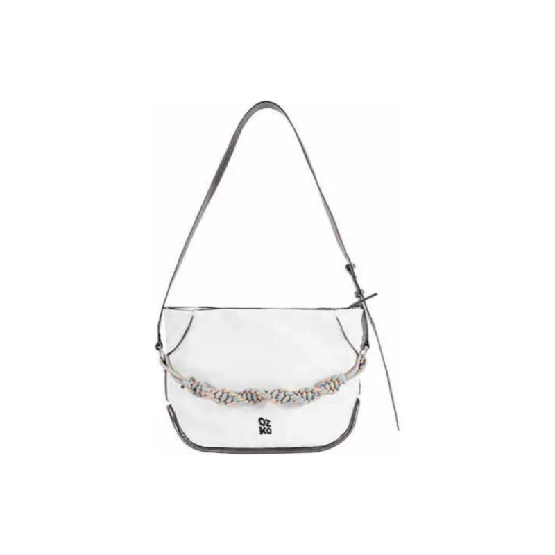 OZKO PU Toast Bag Tote Bag Shopping Bag Portable Crossbody Bag Shoulder Bag Small Size Unisex Multicolor-1