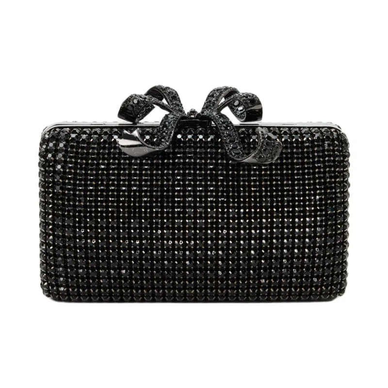 Self portrait Crystal Box Clutch Bag-0