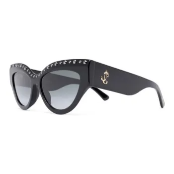 Jimmy Choo Acetate Cat Eye Sunglasses Women's Black