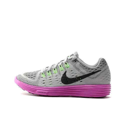 Nike Lunartempo Wolf Grey/Black Fuchsia Flash Women's