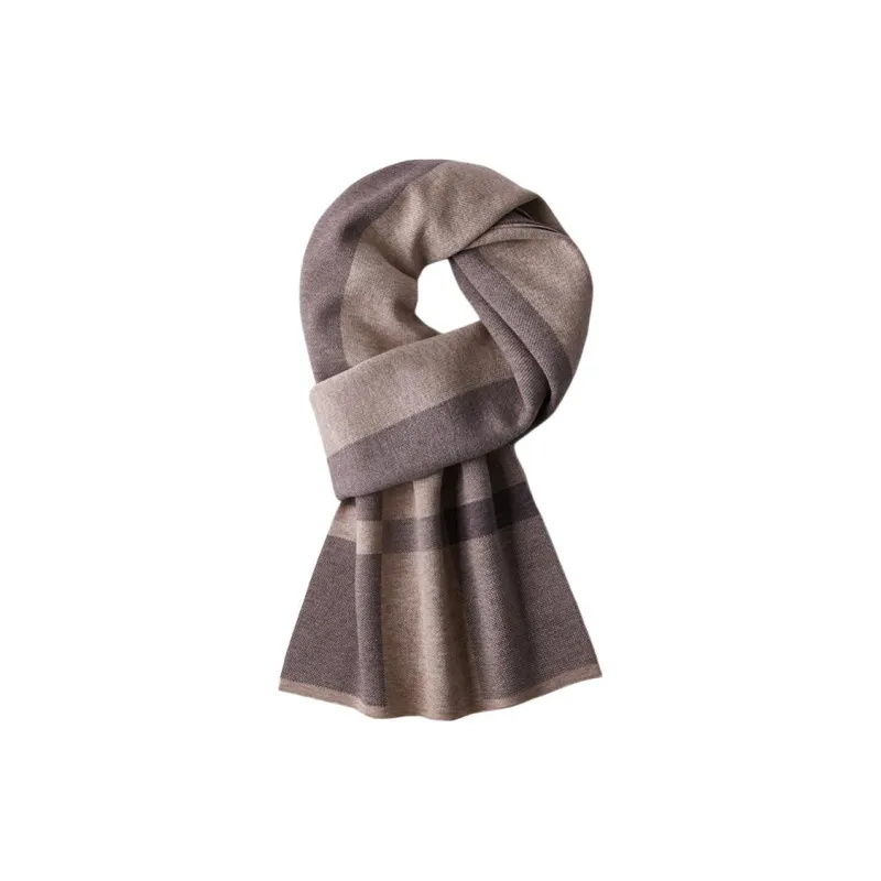 Red bean Knit Scarves Men-14