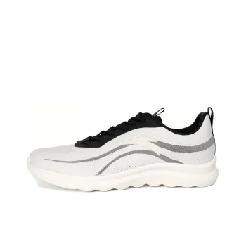 Anta Cushioning Anti Slip Wear Resistant Breathability Low Top Training Shoes Men's Black White