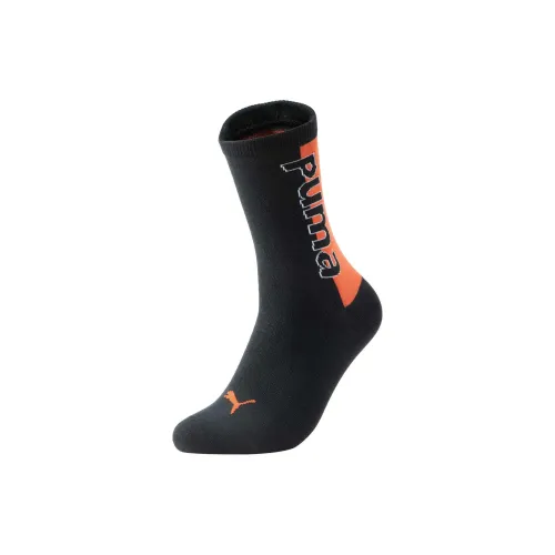 PUMA UnisexSHORT PUMA SOCK 1P APAC Mid Calf Socks Unisex 1 Pack Black