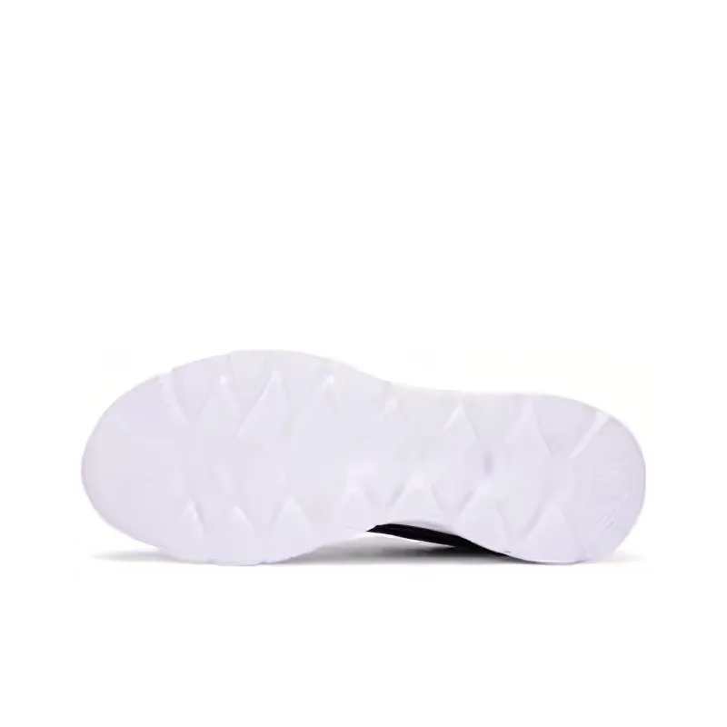 361° Cushioning Wear Resistant Low Top Running Shoes Women's Black White-4