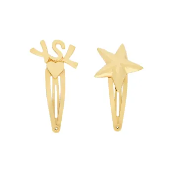 SAINT LAURENT Cassandre Hair Clips