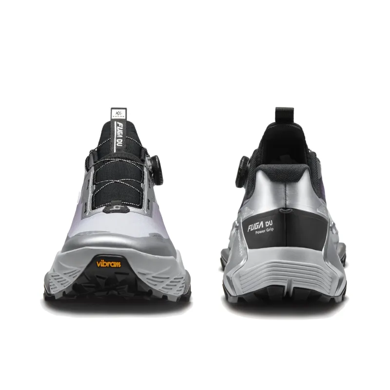 KAILAS FUGA DU BOA Running Shoes Men Low Top Cloud White Metallic Silver/Ink Black-23