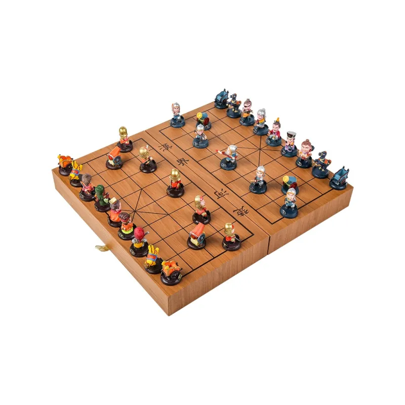 Miao Ji 3D Effect Chinese Chess+Premium Board Set Board Games-0