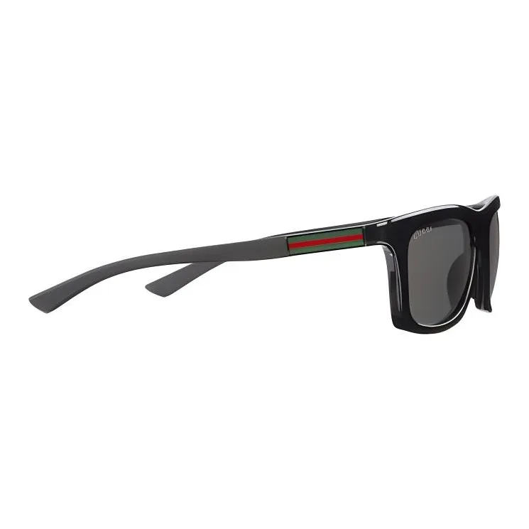 GUCCI Injection Molded Square Sunglasses Men's Black-2