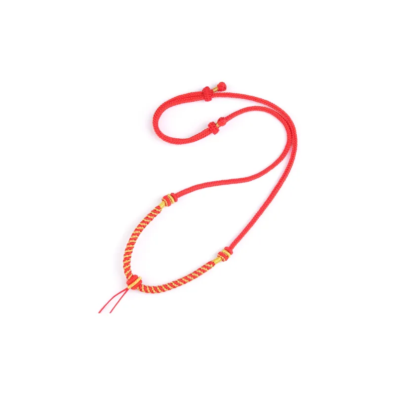 Moon Jewelry Braided String Necklaces Unisex-5