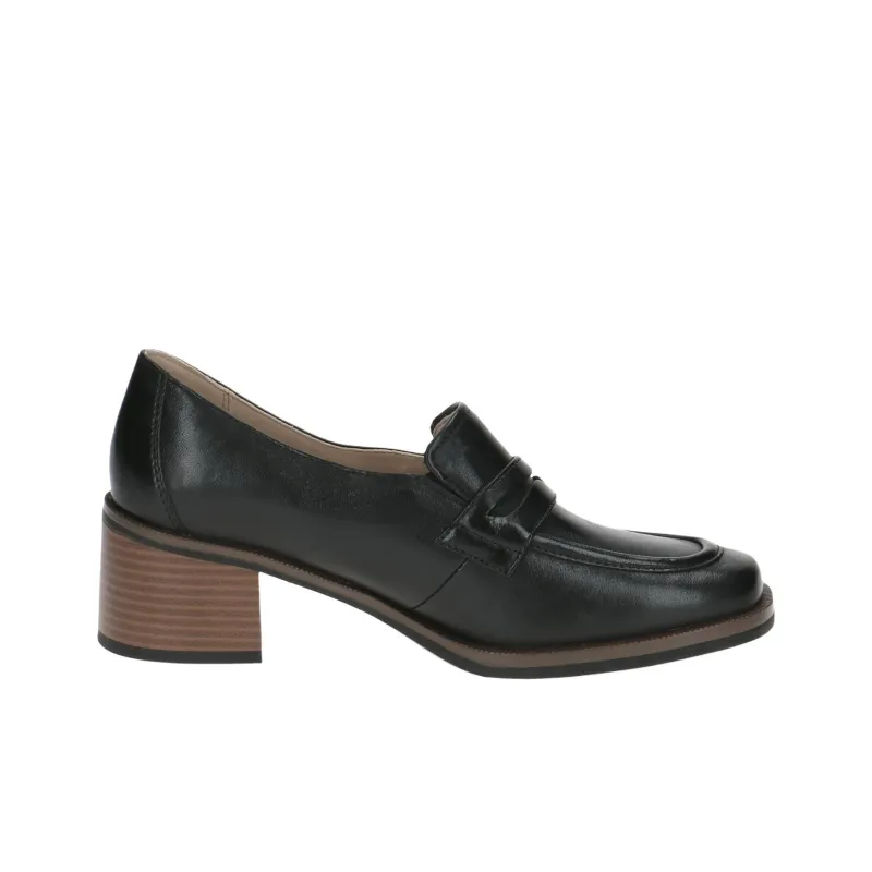 CAPRICE Deborah Chunky Heel High Heels 5.5cm Women's Black-1