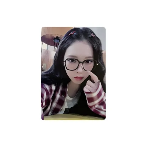 SM Entertainment Aespa Mini 3 Album [MY WORLD] YZY Signed 1.0 Chinese Card Back Celebrity Cards Aespa Girls