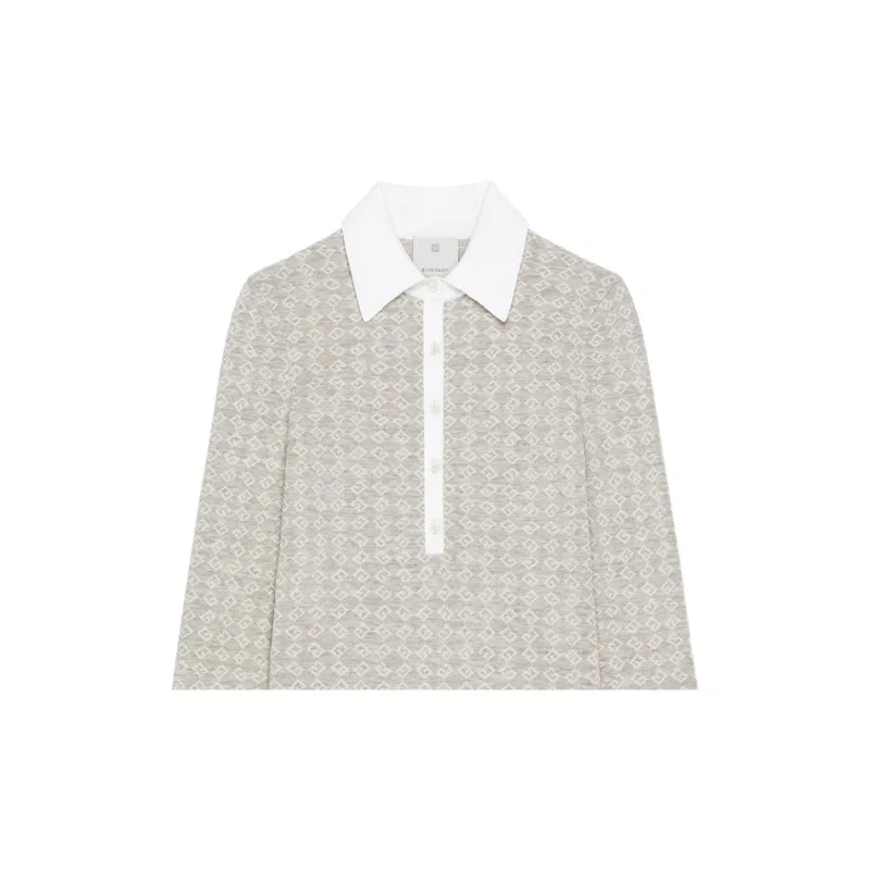 Givenchy Monogram Detailed Slim Fit Shirt-3