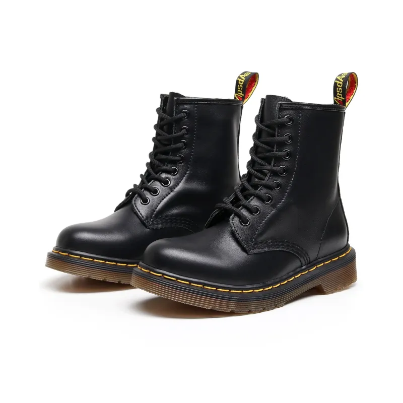ApsdAa x SITULANG Winter Battle Boots Short Martin Boot Unisex Black-3