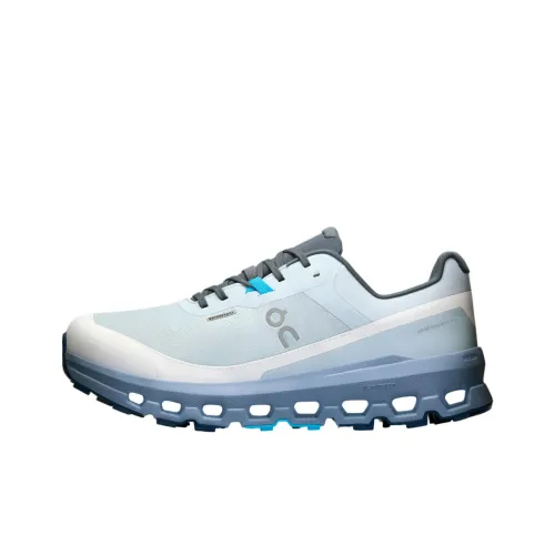 On Cloudvista 2 Anti Slip Wear Resistant Low Top Running Shoes Men's Blue
