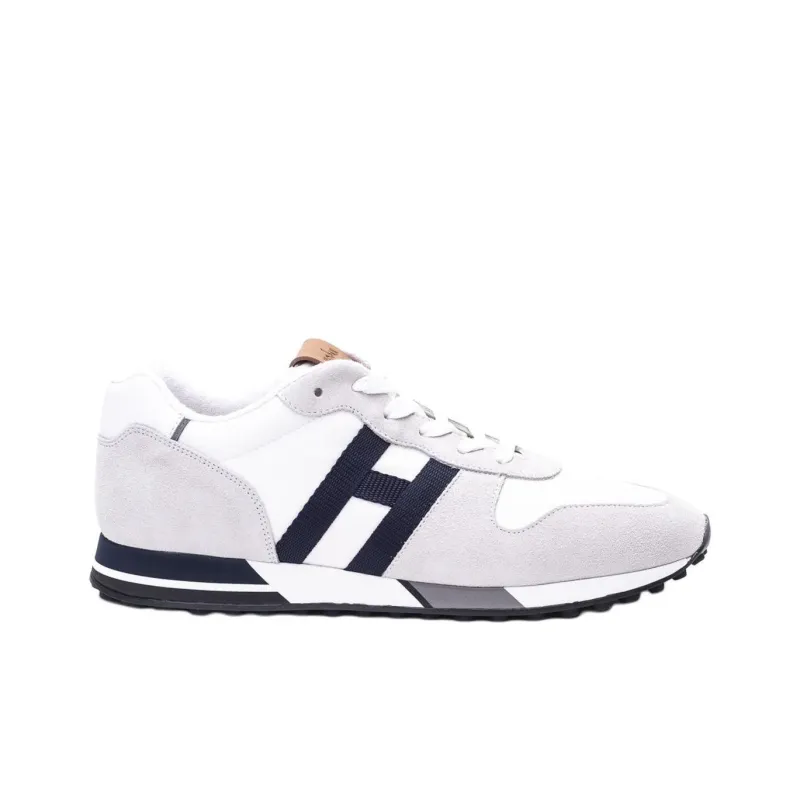HOGAN H383 Low Top Casual Shoes Men's White-1