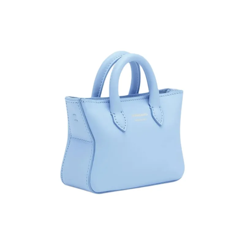 FERRAGAMO Cow Leather Charm Bag Accessory Mini Women's Light Blue-1