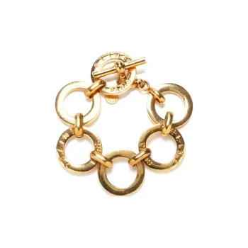 CELINE Gold-Plated Bracelets Women's Gold