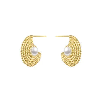 ZEGL Artificial Pearl Earrings Women's