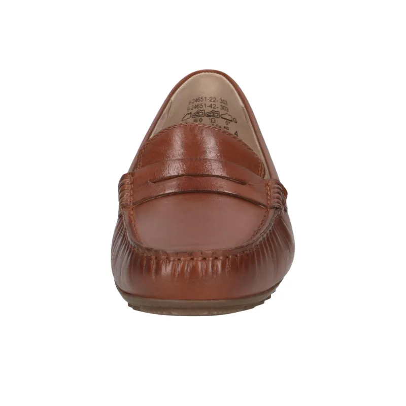 CAPRICE Bonita Loafers 1cm Women's Brown-4