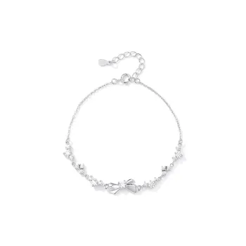 JOLLY NOTE Sterling Silver Bracelets Women's Good Luck