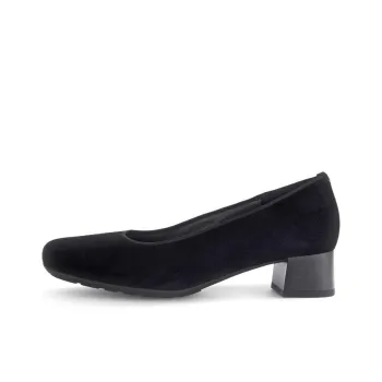Gabor Comfort Chunky Heel High Heels 4cm Women's Black