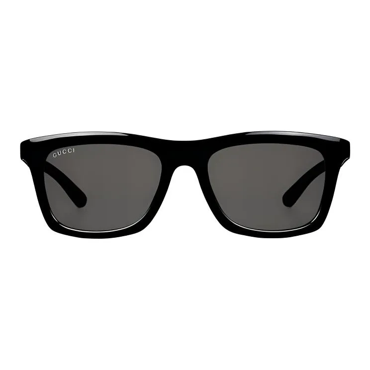 GUCCI Injection Molded Square Sunglasses Men's Black-1
