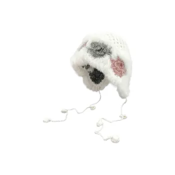 Yalu Rabbit Fur Beanies Unisex Gift Box Set
