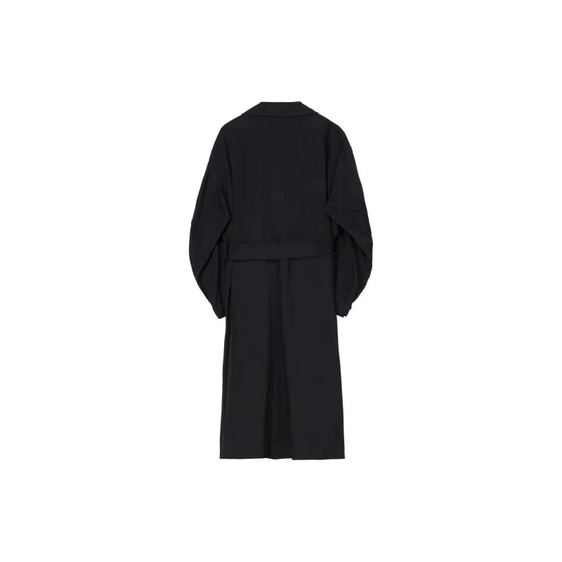 Yohji Yamamoto Trench Coat Women's Black-1