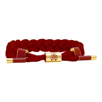 Rastaclat Polyester Small Lion Woven Bracelet Unisex