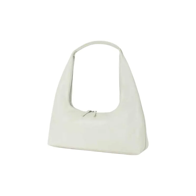 MARGE SHERWOOD Cow Leather HOBO Bag Shoulder Handbag Medium Size Women's White-1