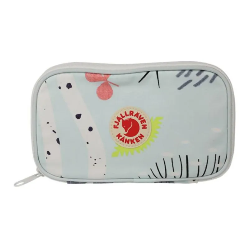 Fjallraven Kanken Polyester Wallet Document Bag Storage Bag Unisex Light Blue-0