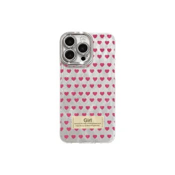 XIANGRIKE TPU Material Heart GIRL Phone Case Compatible With IPhone 15/14 Plus/13/12/11/15 Pro Max/XS/XR/XS Max/8 Plus