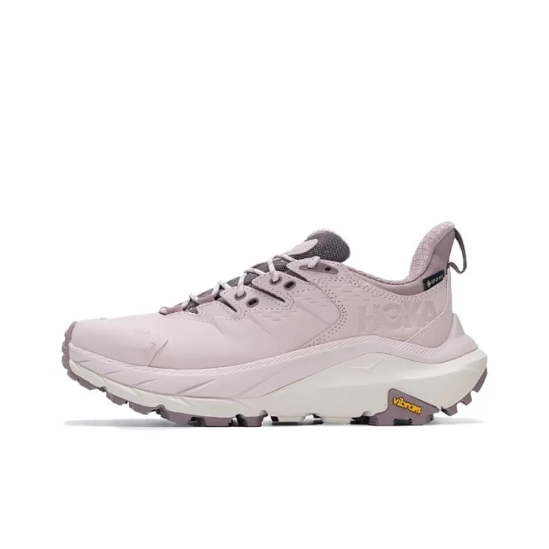 HOKA ONE ONE Kaha 2 Anti Slip Wear Resistant Low Top Trekking Shoes Women's Light Pink-0