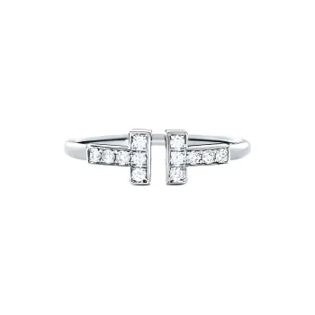 TIFFANY & CO. 18K White Gold Rings Unisex