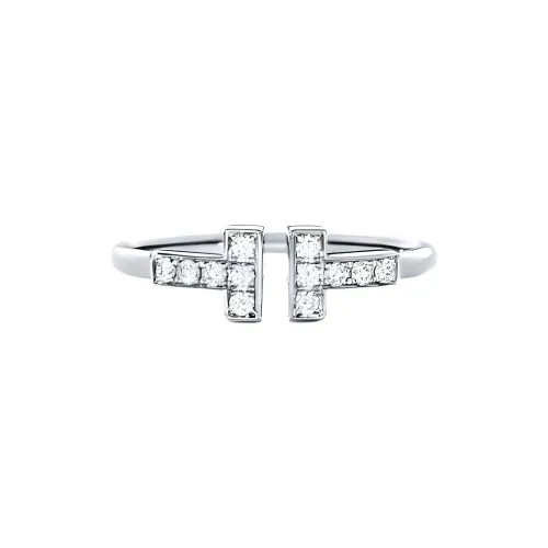 TIFFANY & CO. 18K White Gold Rings Unisex