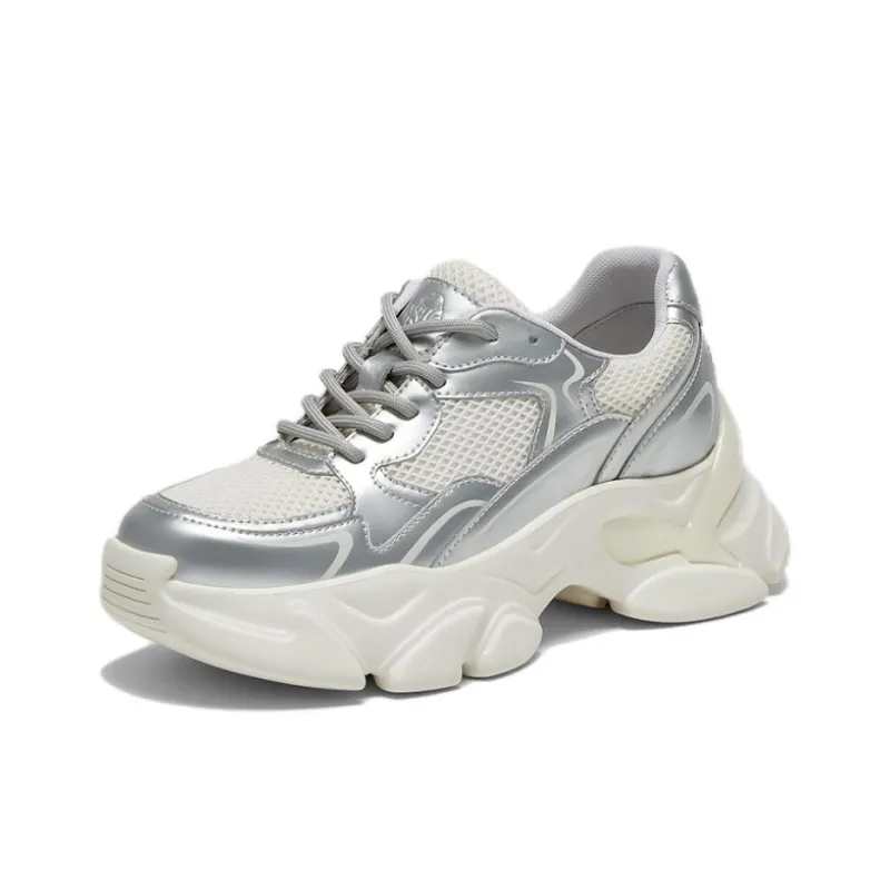 SKAP Wear Resistant Low Top Chunky Sneakers Women's-4