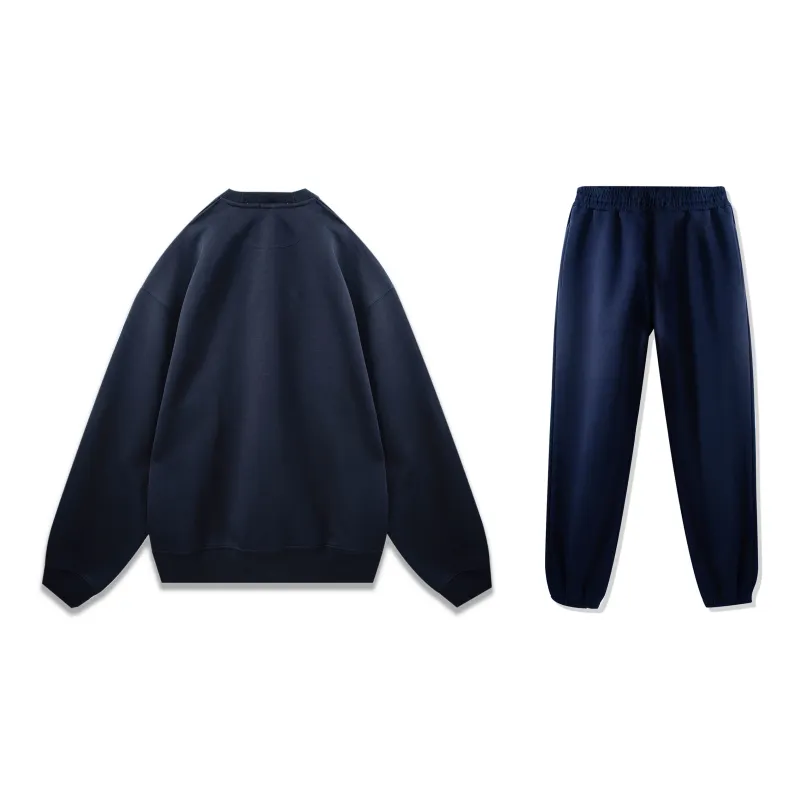 I'm David Sweatshirt Set Unisex Navy Blue-1