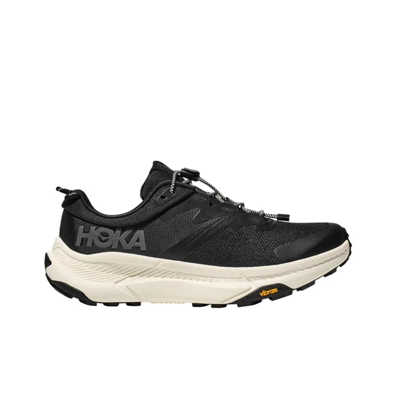 HOKA ONE ONE Transport Anti Slip Wear Resistant Low Top Hiking Shoes Men's Black-1