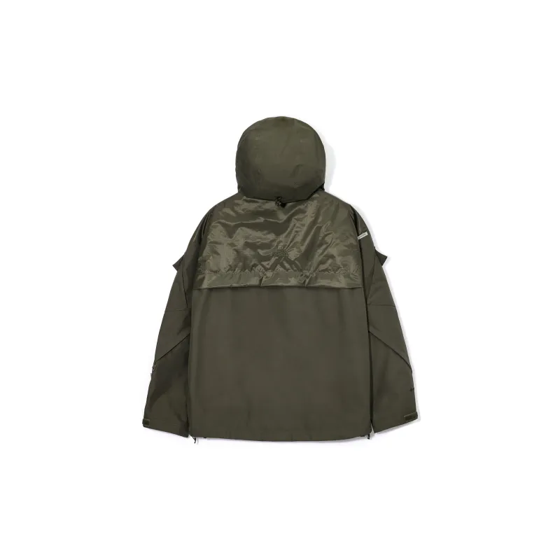 THE NORTH FACE x Invincible Waterproof And Windproof Windbreaker Jacket Unisex Coffee-1