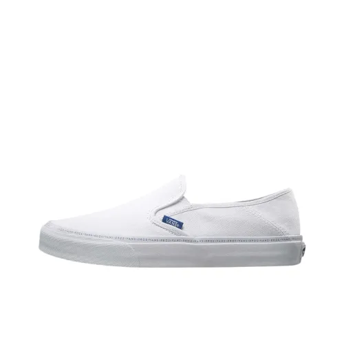 Vans Slip-on Anti-Slip Wear-Resistant Low-Top Skateboard Shoes Men's White