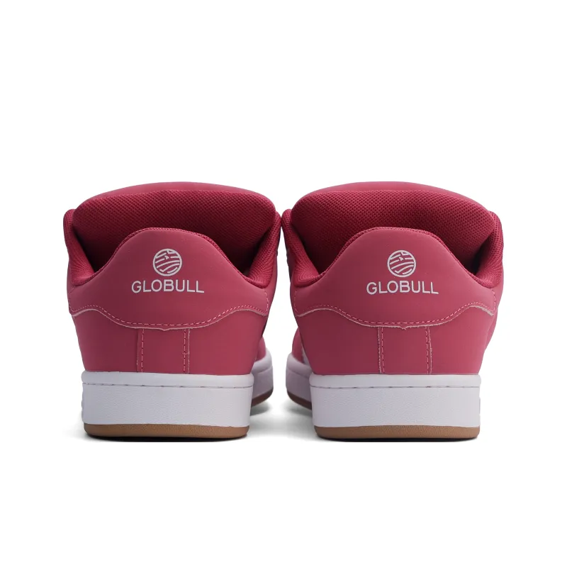 GLO BULL Skateboard Shoes Unisex Low Top Rose Red-4