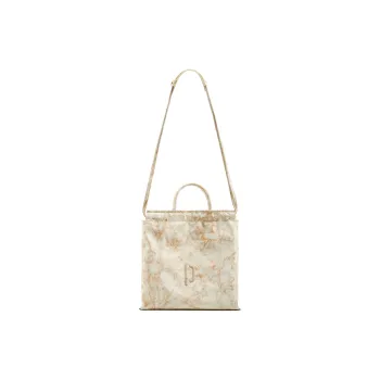 PECO Oil Wax Cow Leather Crossbody Bag, Shoulder Bag Medium Size Unisex Flowing Gold