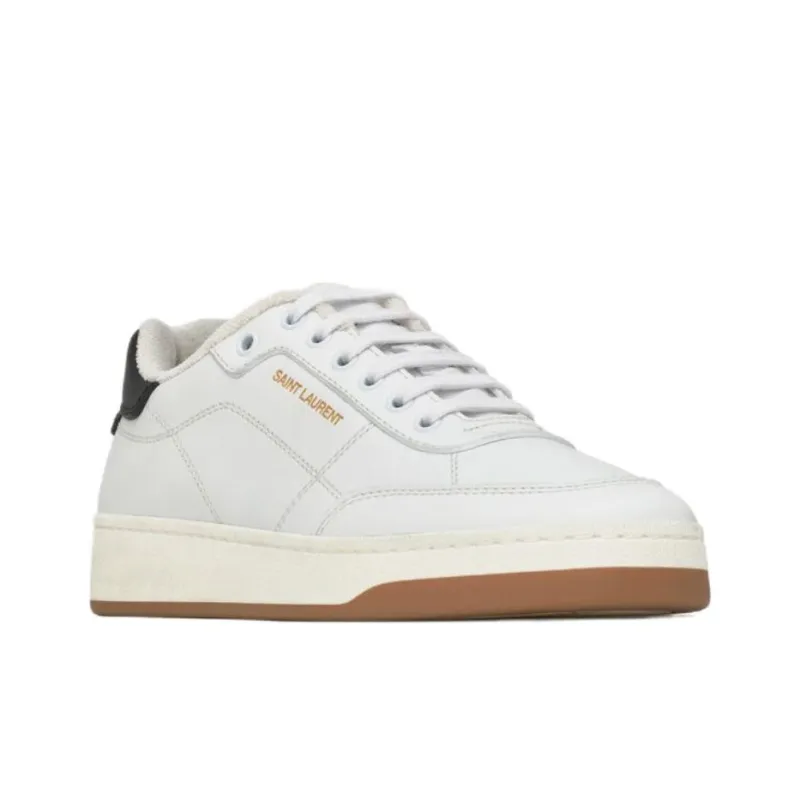 SAINT LAURENT SL/61 Round Toe Lace Up Sneakers-2