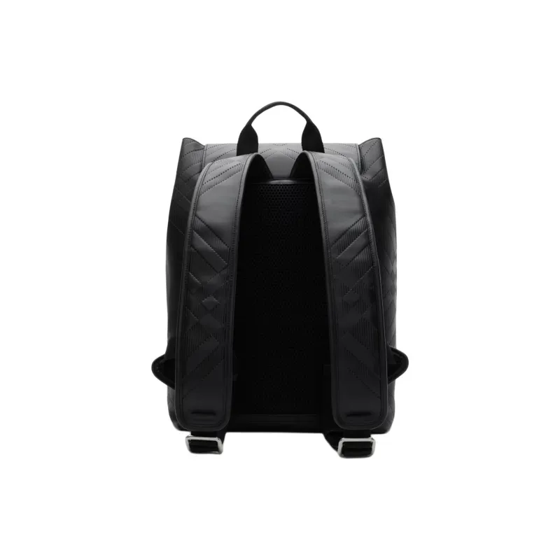 Burberry Calfskin Backpack Unisex Black-2