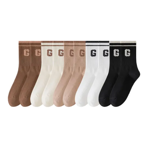 Lan Miao Mid Calf Socks Women's 10 Pack