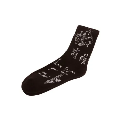 Golden Goose Mid-Calf Socks Men's 1 Pack Black