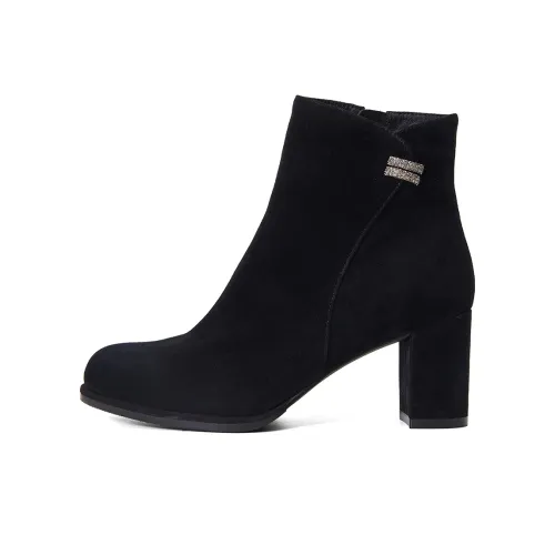 PT'SON Ankle Boots Women's Black