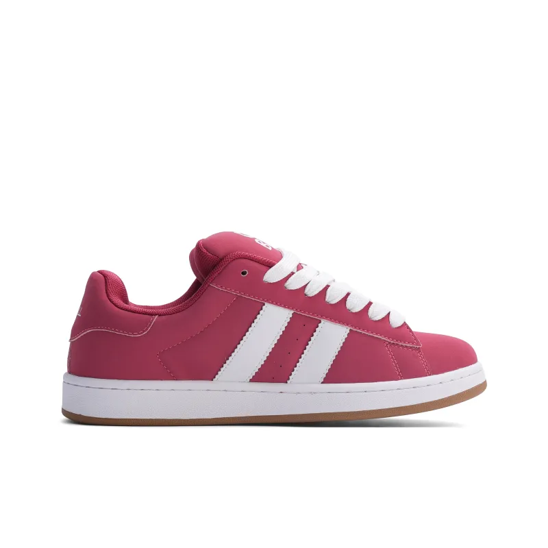 GLO BULL Skateboard Shoes Unisex Low Top Rose Red-1